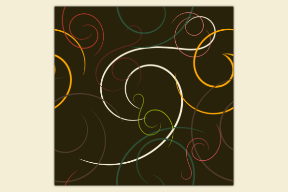 Abstract Soft Swirls Dark Pattern