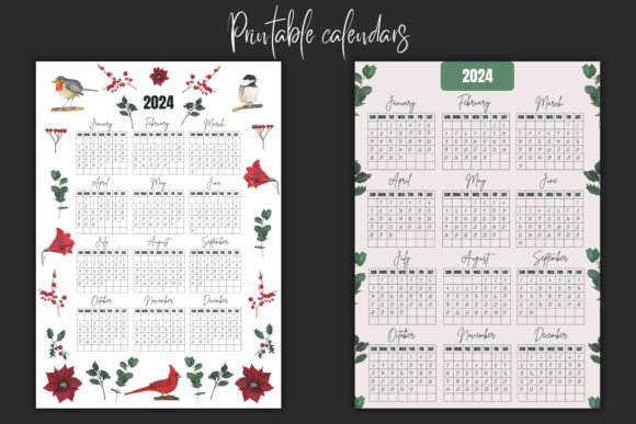 Calendars 2024 Printable Pdf A4 New Year: A Practical Planning Tool for Professionals and Creatives