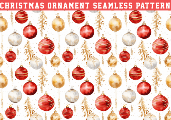 Christmas Ornament Seamless: A Versatile Digital Design for Modern Creativity