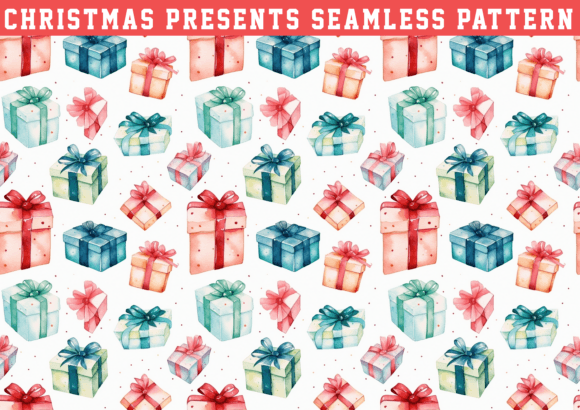 Christmas Present Seamless Pattern: A Creative Solution for Digital Designers