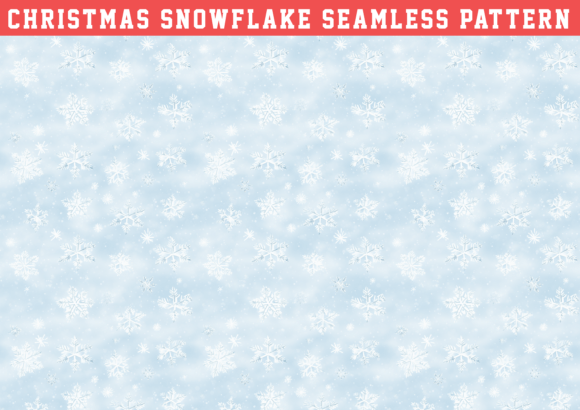 Christmas Snowflake Seamless Pattern: A Versatile Digital Design for Creative Projects
