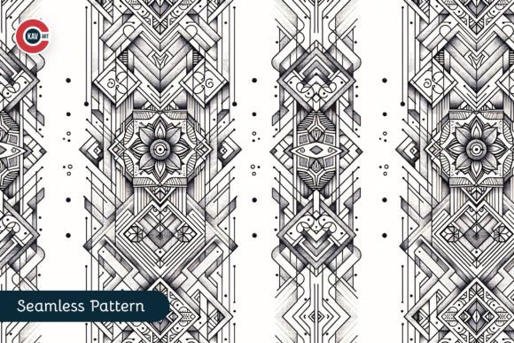 Elegant Geometric Line Art Pattern: A Modern Design Essential