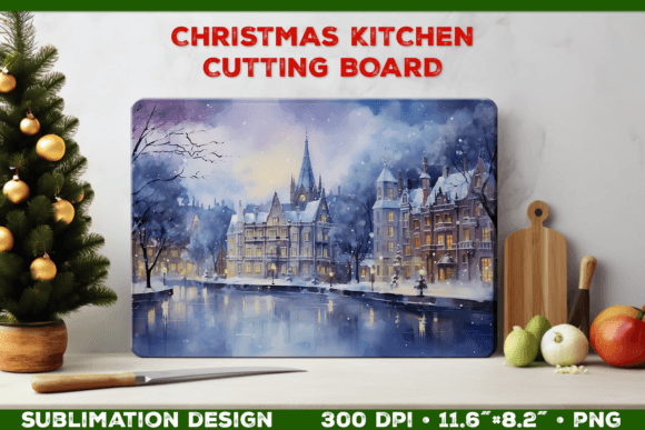 Elevate Your Holiday Kitchen Design with Festive Christmas Cutting Boards