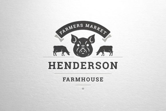Farm Market Vintage Logo Design: A Nostalgic and Versatile Branding Solution