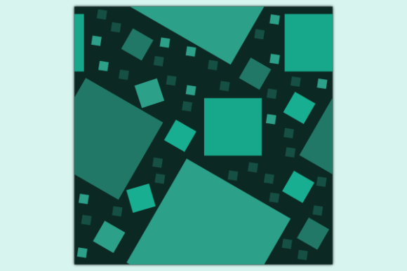Green Rectangles Dark Seamless Pattern: A Versatile Design for Creative Projects