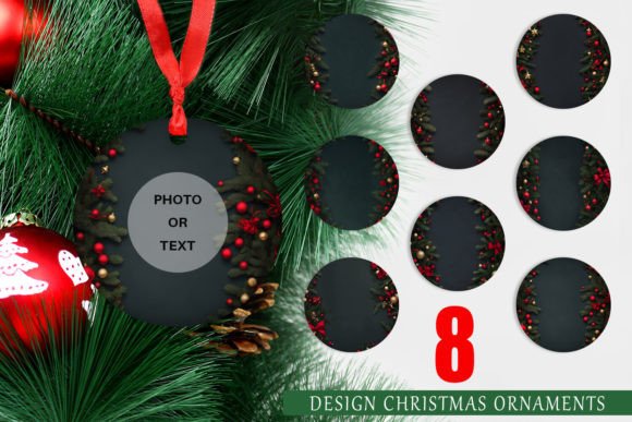 Ornament Christmas Background: A Creative Solution for Modern Holiday Decor
