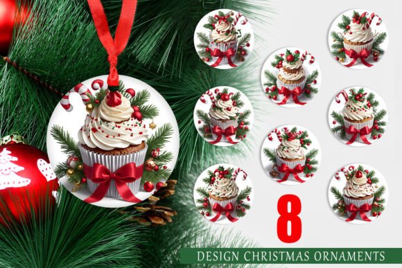 Ornament Christmas Cupcake: Festive Designs for Creative Minds