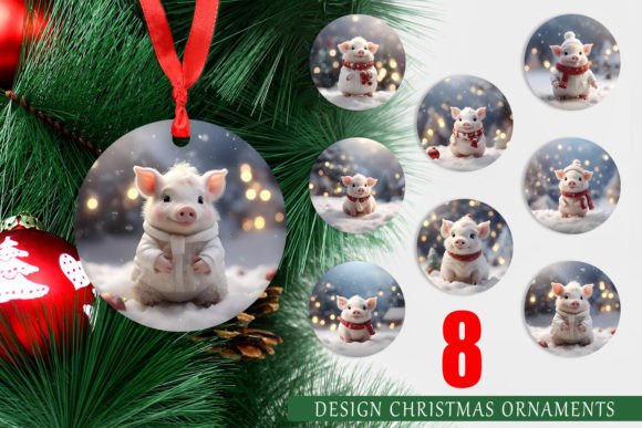 Ornament Pig: A Unique Approach to Christmas Ornaments with Printable PNG Designs