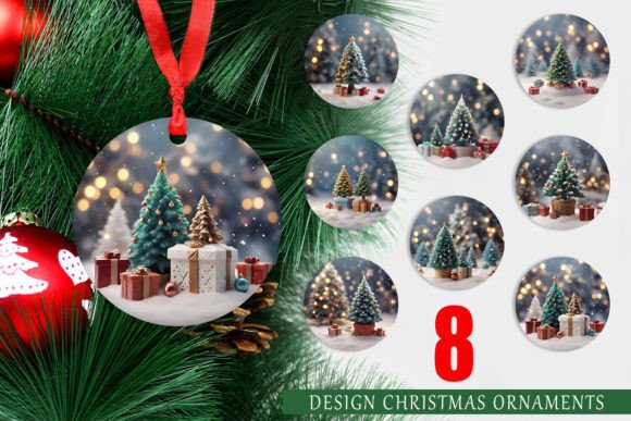 Ornament Tree: Elevating Holiday Creativity with High-Quality Christmas Ornaments PNG Designs