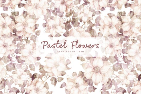 Pastel Flowers: A Versatile Design for Creative and Commercial Projects