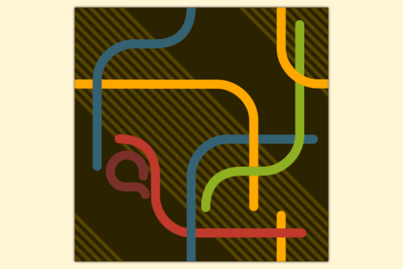 Retro Stripes Dark Seamless Pattern: A Versatile Design for Modern Creativity