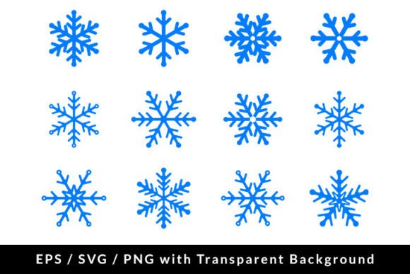 Snowflake Icon Collection SVG EPS PNG: A Strategic Resource for Creative and Professional Projects