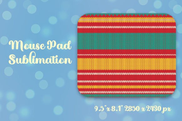 Striped Knitting Background Mouse Pad: A Creative and Practical Tool for Digital Workspaces