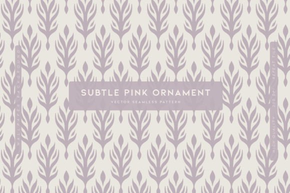 Subtle Pink Ornament: A Delicate Design Asset for Modern Creatives