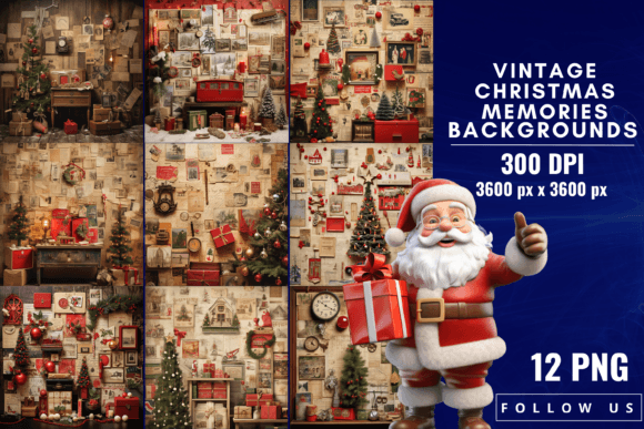Vintage Christmas Memories Backgrounds: A Timeless Way to Celebrate the Holidays