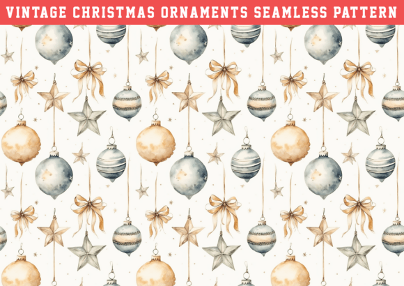 Vintage Christmas Ornament Pattern