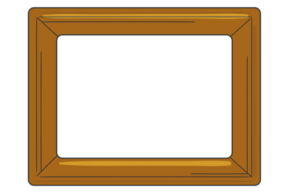 Wooden Picture Frame: Color Doodle Decor for Creative Expression
