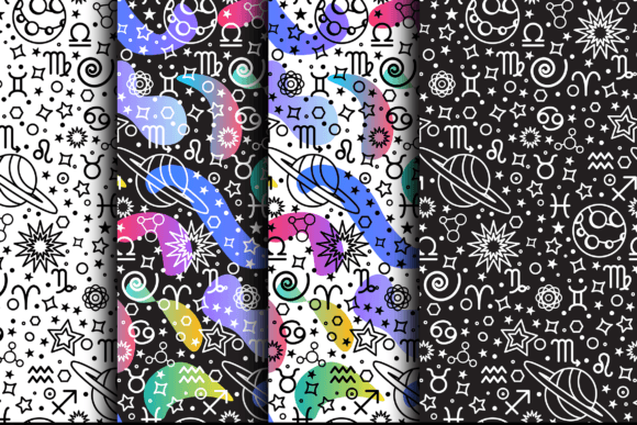 Zodiac Seamless Pattern: A Versatile Design for Modern Creativity